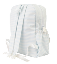 Light Blue Stripe Large Backpack
