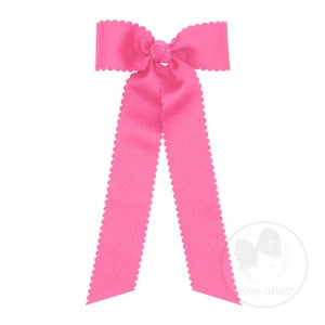 Medium Scallop Trim Longtail Bow