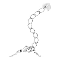 CZ Cross Necklace in Sterling Silver