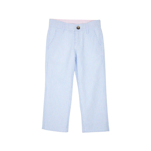 Prep School Pants Breakers Blue Seersucker With Breakers Blue Stork