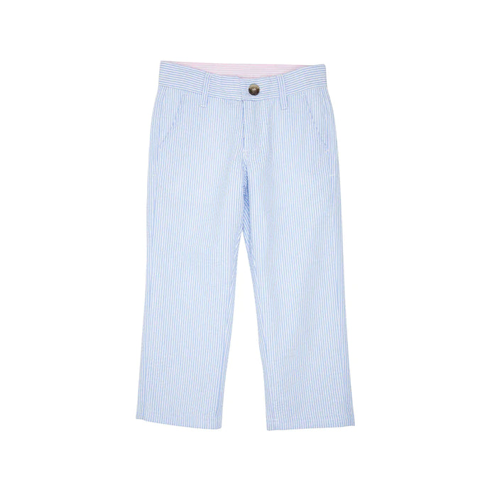 Prep School Pants Breakers Blue Seersucker With Breakers Blue Stork