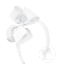 Small King Classic Grosgrain Bow on Headband