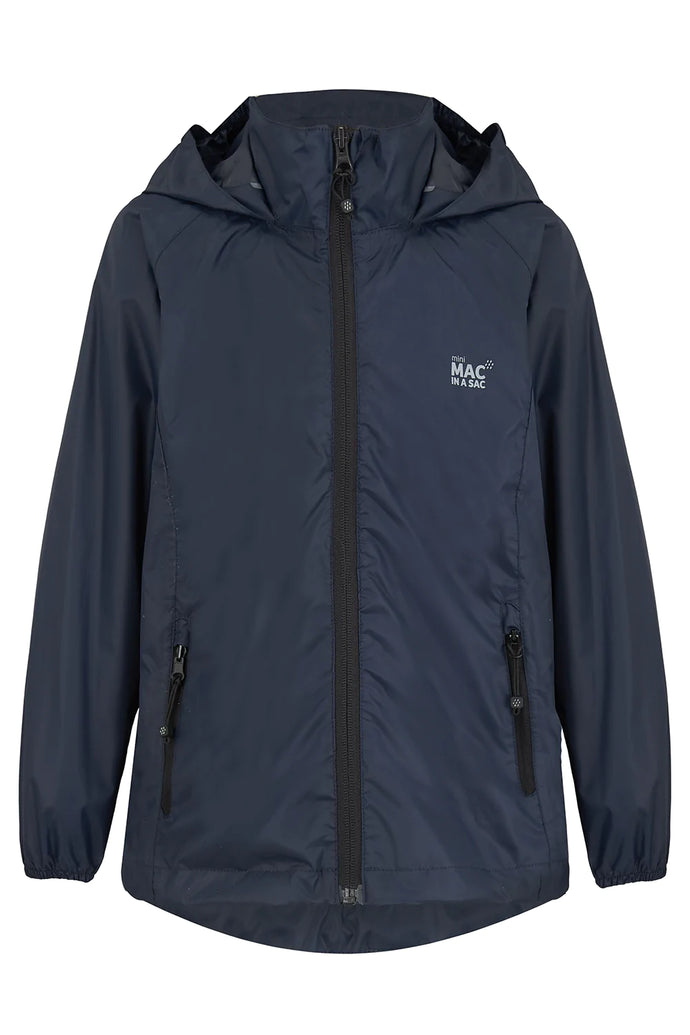 Navy Mini Packable Waterproof Jacket