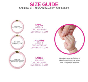 PINK ALL SEASON BANGLE™ (ASB™) FOR BABIES