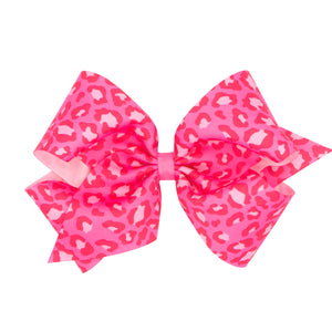 WeeOnes King Leopard Print Bow