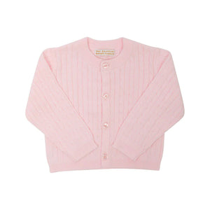 Cambridge Cable Knit Cardigan Palm Beach Pink