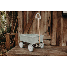Rattan Wonder Wagon - Vintage Blue