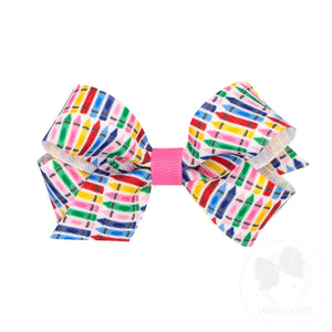 Back to School Bow, Crayon