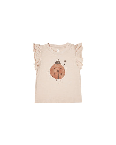 Ladybug Ruffle Tank