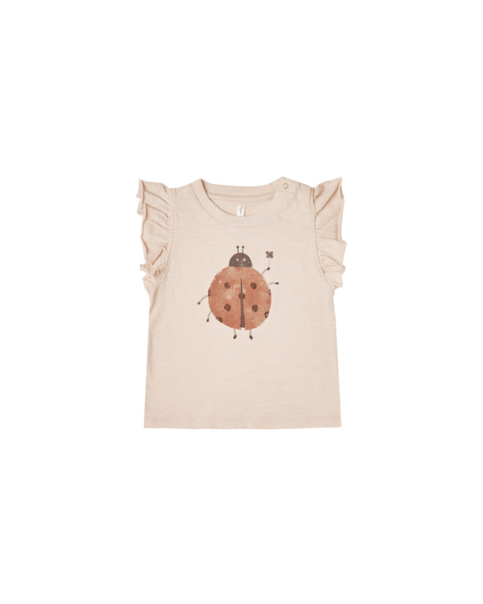 Ladybug Ruffle Tank