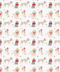 Christmas Puppy Zipper Footie 3m