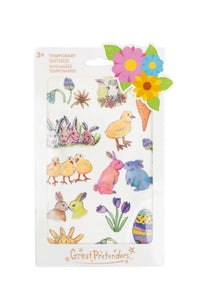 SPRING FLOWERS TEMPORARY TATTOOS