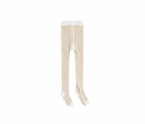 Striped Ribbed Tights