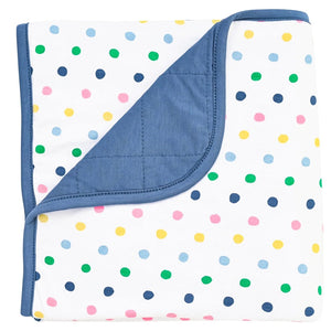 BABY BLANKET IN Spring Polka Dot