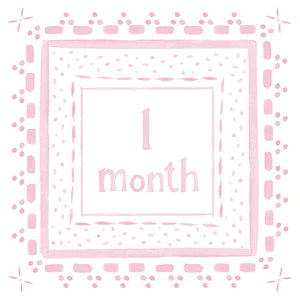 Pink Milestone Cards