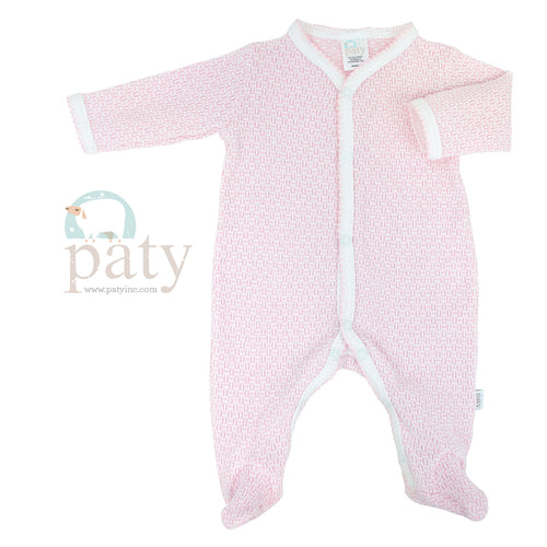 Pink Solid Color Footie #219