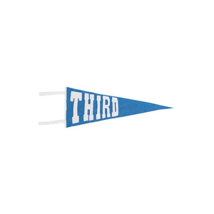 Back to School Pennant Park City Periwinkle Felt