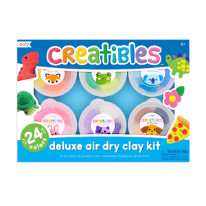 creatibles d.i.y. air dry clay kit - set of 24 colors