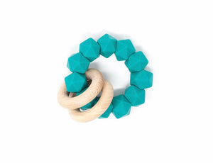 Abby Teething Rattle (multiple colors)