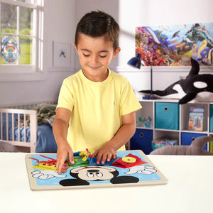 Disney Mickey Mouse Wooden Basic Skills Board