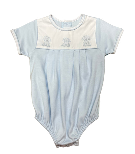 Blue Knit Puppy Bubble