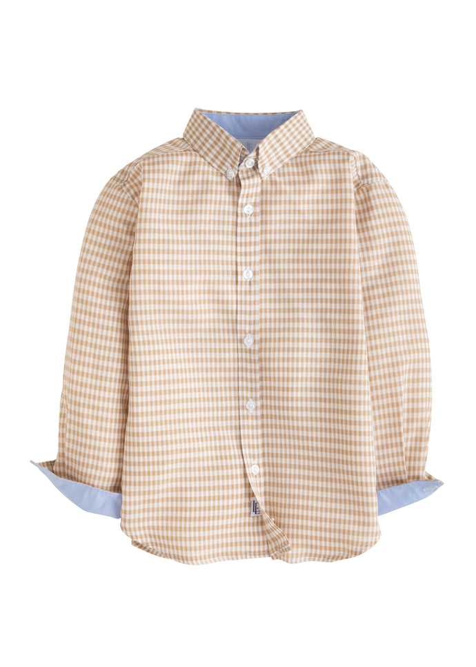 Button Down Autumn Gingham Shirt