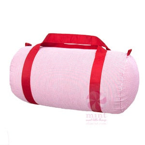 Seersucker Duffel Bag