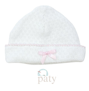 White Sailor Cap with Trim