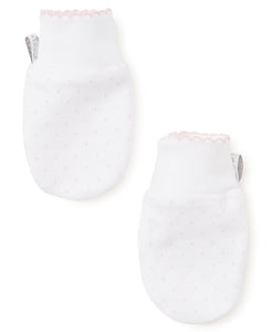 Kissy Kissy Dots Print Mittens