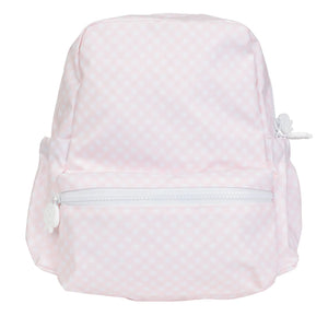 Pink Gingham Small Backpack