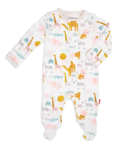 The Fast & Furriest Pink Modal Magnetic Footie