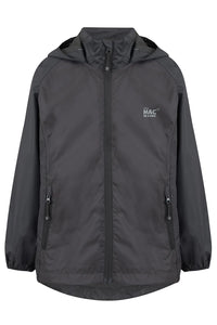 Black Mini Packable Waterproof Jacket