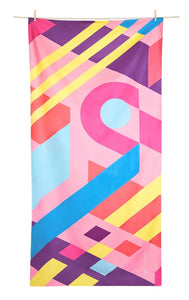 LARGE Dock and Bay Towel- Patterned Collection(Choose color from drop down menu)