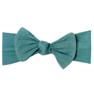 Copper Pearl Knit Headband Bow(prints)