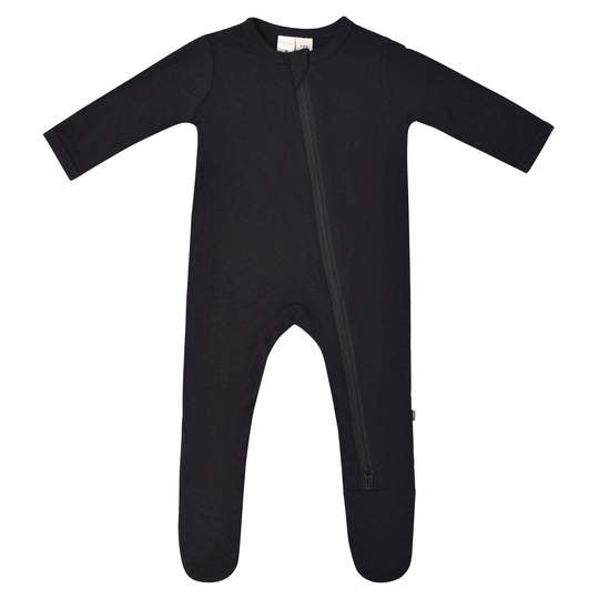 Kyte Zipper Footie, Midnight