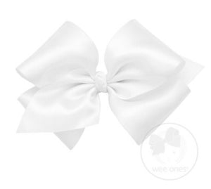 WeeOnes French Satin Bow, Medium(5531)