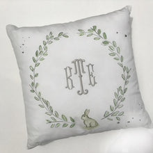 Laurel Wreath with Bunny Pillow