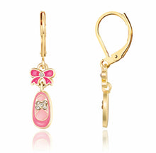 Crystal Ballet Shoe Earrings