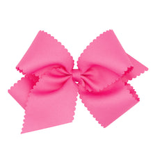King Grosgrain Scalloped Edge Bow(9795)