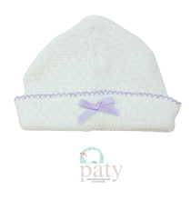 White Sailor Cap with Trim