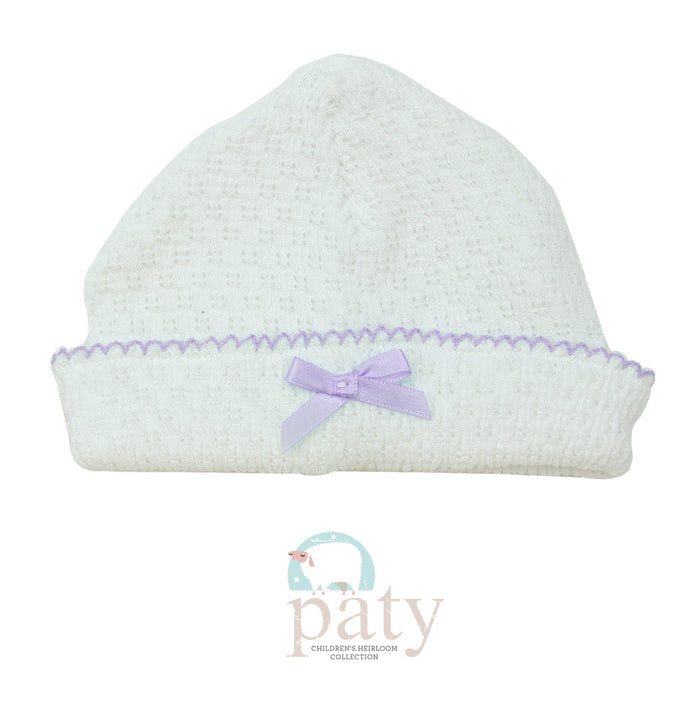 White Sailor Cap with Trim