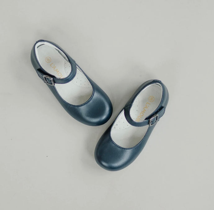 Lamour Rebecca Special Occasion Flat, Navy
