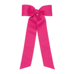 Medium Scallop Trim Longtail Bow