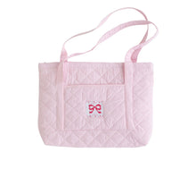 Pink Bow Quilted Luggage