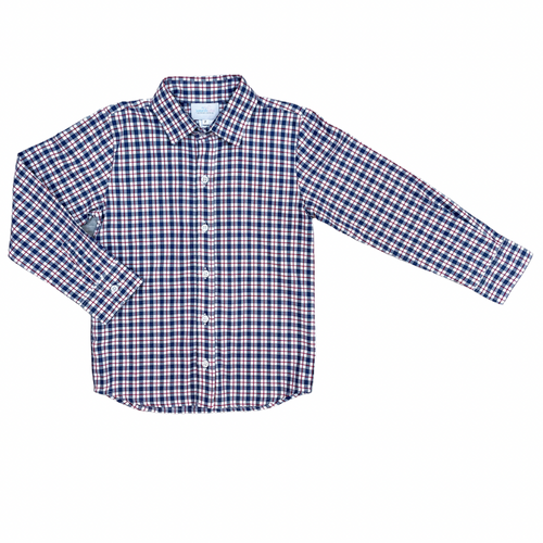 Ryan Dress Shirt, Blue Plaid
