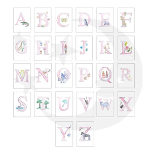 Pink Letter Print