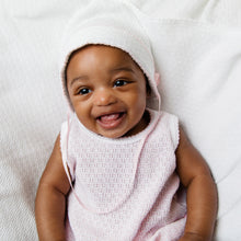 White Bonnet with Color Trim
