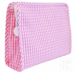 Large Roadie-Gingham Pink