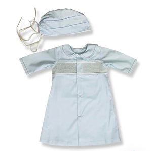 Royal Daygown & Bonnet, Blue
