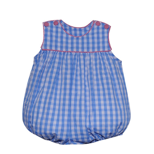 Blue/Red Check Unisex Bubble